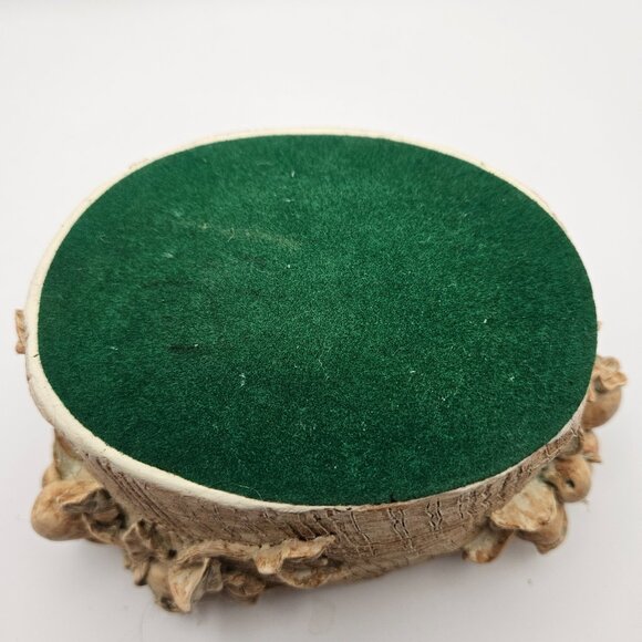 Rustic Sculpted Fruit & Leaf Decorative Bowl – Tuscan Style Planter - Picture 6 of 6